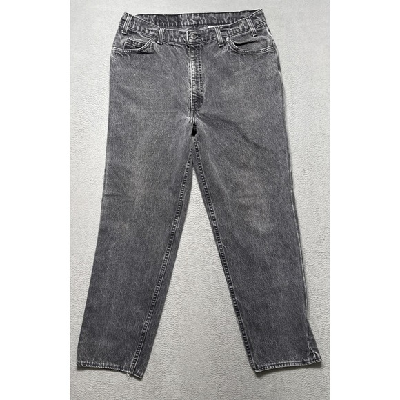 Vintage Orange Tab Levis Jeans 560 Mens 36x34 (32x29) Gray Distress Faded USA 94 - Picture 1 of 13